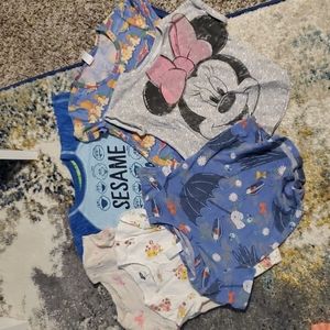 2T Play Tees Bundle _Disney_Old Navy_ Seame Street
